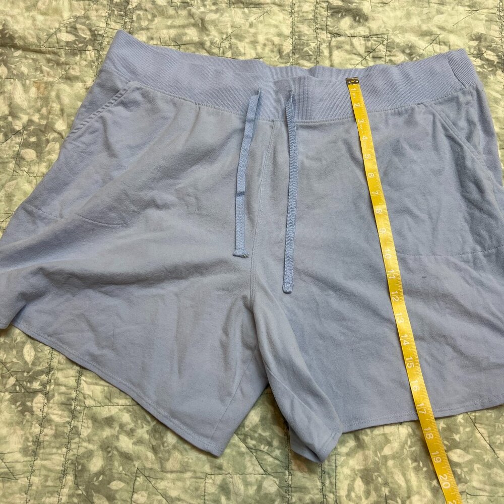 Workout shorts pale blue